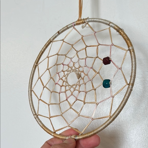 3/$10 🏷️ *LAST CHANCE!* Handcrafted Dreamcatcher with Beads and Feathers - Picture 4 of 6